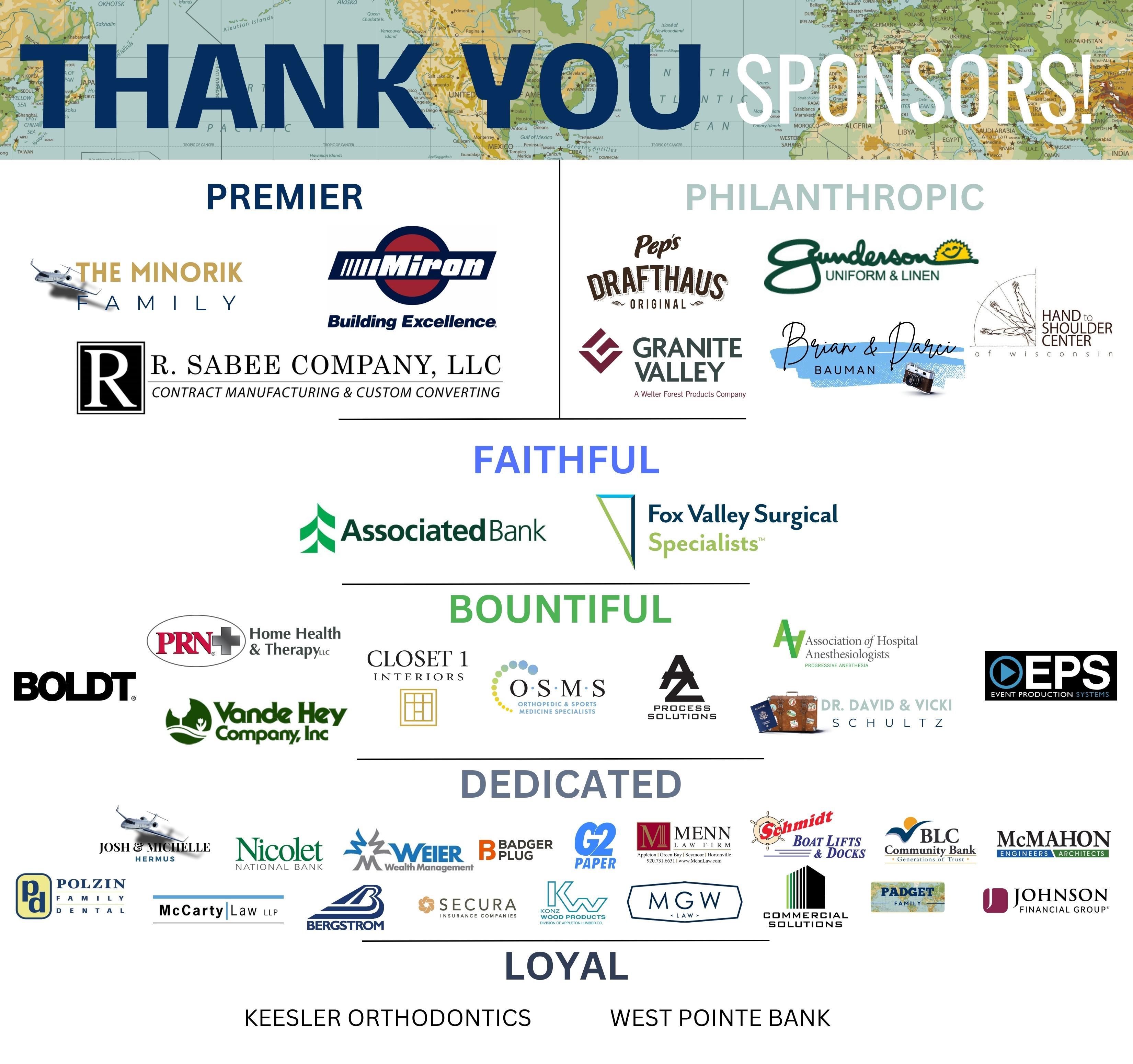 Our thanks to all of the Celebrate 2024 Sponsors!