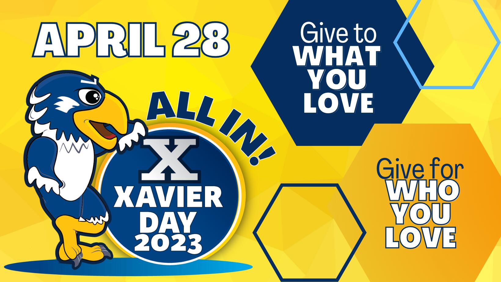 Xavier Day April 28 2023 Invitation to Join Xavier to Celebrate